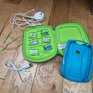 LeapFrog LeapPad Explorer Accessories Case Skin 6 Games Stylus No Tablet Green